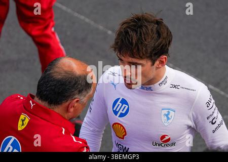 Montecarlo, Monaco. 29/28/2025. Charles Leclerc de Monaco au volant de la (16) Scuderia Ferrari HP SF-25 Ferrari, formule 1 TAG Heuer Gran Premio di Monaco 2025.Credit : Alessio Morgese AG. Foto moral / Emage / Alamy Live news Banque D'Images