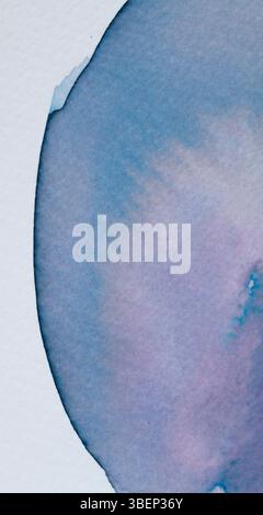 Aquarelle douce mélange de couleurs sereines reflétant une atmosphère apaisante Banque D'Images