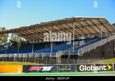 BARCELONE, ESPAGNE - mai 29 : vue générale de la tribune lors des avant-premières du Grand Prix de F1 d'Espagne sur le circuit de Barcelona-Catalunya le 29 mai 2025 à Barcelone, Espagne..(photo de Qian Jun/Paddocker) Banque D'Images