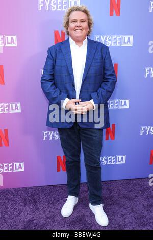 West Hollywood, États-Unis. 29 mai 2025. WEST HOLLYWOOD, LOS ANGELES, CALIFORNIE, États-Unis - MAI 29 : L'écrivain, comédien et actrice américaine Fortune Feimster arrive à Netflix est Une blague présente : FYSEE LA Comedy Night ATAS (Academy of Television Arts and Sciences) Emmy FYC (for Your considération) événement organisé au Comedy Store le 29 mai 2025 à West Hollywood, Los Angeles, Californie, États-Unis. (Photo de Xavier Collin/image Press Agency) crédit : image Press Agency/Alamy Live News Banque D'Images