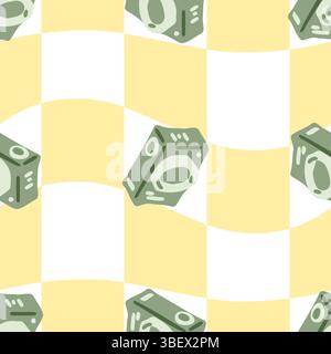 Dessin de motif de caméra de dessin animé Illustration de Vecteur