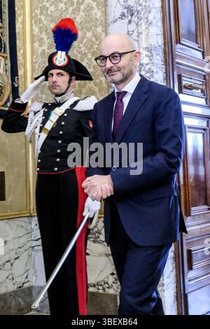 Roma, Italie. 30 mai 2025. Fabio Pinelli, vicepresidente CSM, in occasione della relazione annuale sul 2024 della Banca d' Italia, considérazioni finali del Governatore. Roma, Venerdì 30 Maggio 2025 (foto Mauro Scrobogna/LaPresse) Fabio Pinelli, vice-président du CSM, à l'occasion du rapport annuel 2024 de la Banque d'Italie, considérations finales du gouverneur. Rome, vendredi 30 2025 mai. (Photo de Mauro Scrobogna/LaPresse) crédit : LaPresse/Alamy Live News Banque D'Images