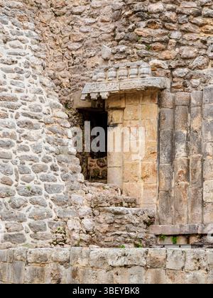 Architecture d'Uxmal, État du Yucatan, Mexique Banque D'Images