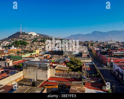 Paysage urbain de Oaxaca de Juarez, État d'Oaxaca, Mexique Banque D'Images
