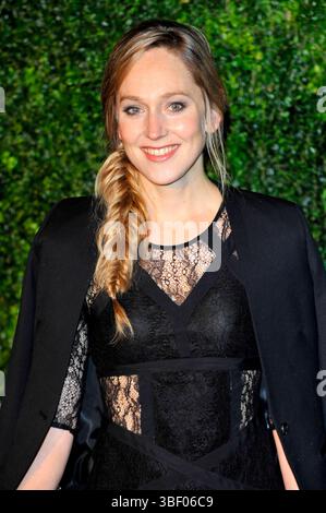 Hattie Morahan au 58e London Evening Standard Theatre Awards en association avec Burberry à Londres - 25 novembre 2012 Banque D'Images