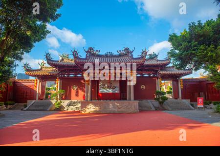 Porte principale Shanmen du temple Thean Hou (Tianhou Gong, temple Tin Hau). Ce temple est Mazu temple dédié à la Déesse de la mer Mazu, le temple est un Banque D'Images