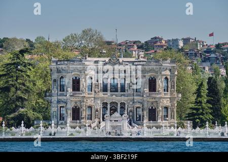 Pavillon Kucuksu (Küçüksu Kasrı), Istanbul, Turquie Banque D'Images