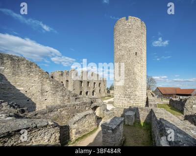 Ruines du château de Wolfstein, Neumarkt in der Haut Palatinat, Haut Palatinat, Bavière, Allemagne, Europe Banque D'Images