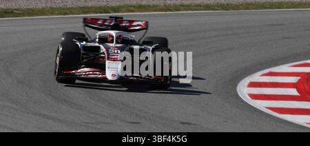 Sabadell, Barcelone, Espagne. 30 mai 2025. Montmelo Espagne 30 mai 2025 Esteban Ocon (31 FRA Haas) lors des essais libres 1 au Grand Prix de formule 1 Aramaco Espagne 2024 à Montmelo Espagne le 30 mai 2025 (image crédit : © Xavi Urgeles/ZUMA Press Wire) USAGE ÉDITORIAL SEULEMENT ! Non destiné à UN USAGE commercial ! Banque D'Images