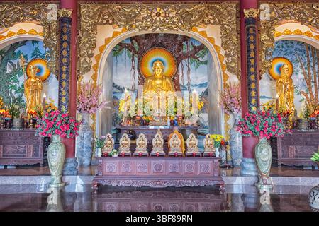 La pagode Linh Ung à Da nang, Vietnam Banque D'Images