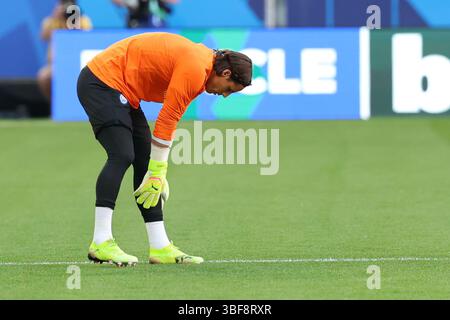 3 mai 2025 ; Allianz Arena, Munich, Allemagne ; finale de la Ligue des Champions Football, Paris Saint Germain contre Inter Milan ; gardien de but de la session d'entraînement Inter FC Yann Sommer (Inter) crédit : action plus Sports images/Alamy Live News Banque D'Images