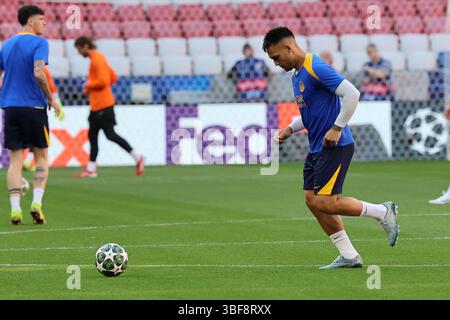 3 mai 2025 ; Allianz Arena, Munich, Allemagne ; finale de la Ligue des Champions Football, Paris Saint Germain contre l'Inter Milan ; session d'entraînement FC Inter crédit : action plus Sports images/Alamy Live News Banque D'Images