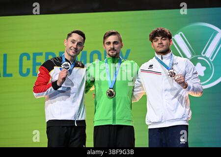 Leipzig, Allemagne. 31 mai 2025. ECH Leipzig 2025 capturé à la Messe Halle 1, Leipzig le 31.mai.2025 par Filippo Tomasi Photography pendant le deuxième jour de la finale de l'appareil artistique européen masculin et féminin, gymnastique à Leipzig, Allemagne, mai 31 2025 crédit : Agence photo indépendante/Alamy Live News Banque D'Images