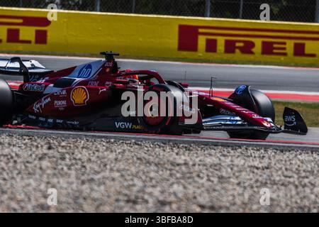 Barcelone, Espagne. 31 mai 2025. Charles Leclerc de Monaco et la Scuderia Ferrari lors des qualifications du Grand Prix d'Espagne de formule 1. Crédit : SOPA images Limited/Alamy Live News Banque D'Images