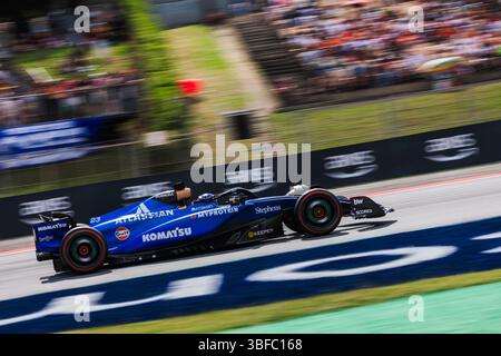 Barcelone, Espagne. 31 mai 2025. Alexander Albon de Thaïlande et Williams Racing lors des qualifications du Grand Prix d'Espagne de formule 1. (Photo de Jay Hirano/SOPA images/SIPA USA) crédit : SIPA USA/Alamy Live News Banque D'Images