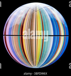 Strip-Tower de Gerhard Richter, Serpentine Gallery, Hyde Park, Londres Banque D'Images