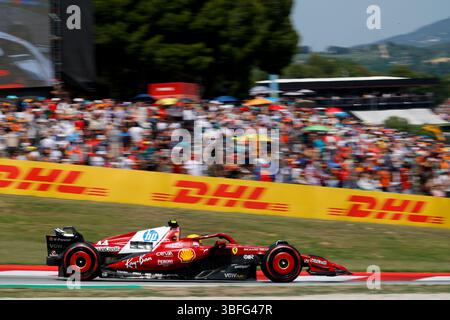 Barcelone, Espagne. 19 février 2024. #44 Lewis Hamilton (GBR, Scuderia Ferrari HP), Grand Prix de F1 d'Espagne au circuit de Barcelona-Catalunya le 19 février 2024 à Barcelone, Espagne. (Photo de HOCH Zwei) crédit : dpa/Alamy Live News Banque D'Images
