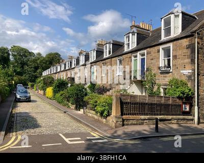 Colonies de Stockbridge, logements résidentiels traditionnels, Édimbourg, Écosse Banque D'Images