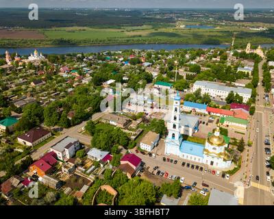 Vue aérienne de Kashira Banque D'Images