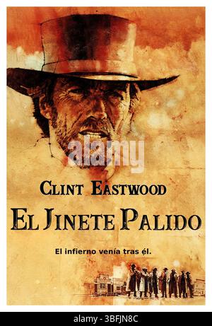 CLINT EASTWOOD dans PALE RIDER (1985), réalisé par Clint Eastwood. Credit : Warner Brothers / Album Banque D'Images