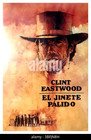 CLINT EASTWOOD dans PALE RIDER (1985), réalisé par Clint Eastwood. Credit : Warner Brothers / Album Banque D'Images