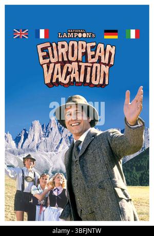CHEVY CHASE DANS NATIONAL LAMPOON'S EUROPEAN VACATION (1985), MISE EN SCÈNE PAR AMY HECKERLING. Crédit : WARNER BROTHERS / album Banque D'Images