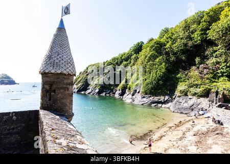 Plage de Readymoney, Fowey, Cornouailles, Angleterre, plage, plages, Cornouailles, Readymoney Beach Fowey, Readymoney Cove, crique, Coves, Readymoney Cove Fowey, Banque D'Images