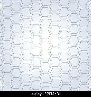 Motif géométrique hexagonal avec un fond abstrait Illustration de Vecteur