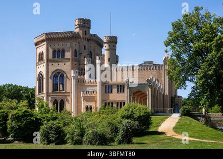Babelsberg Palace, Potsdam, Brandebourg, Allemagne. Schloss Babelsberg, Potsdam, Brandebourg, Deutschland. Banque D'Images