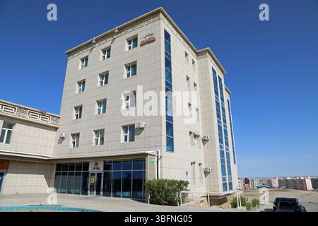 Hôtel Khur Gobi à Sainshand en Mongolie Banque D'Images