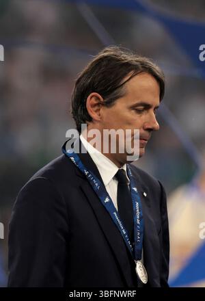 Munich, Allemagne. 31 mai 2025. Lors de la finale de l'UEFA Champions League Paris Saint Germain vs Internazionale au Munich Football Arena. Le crédit photo devrait se lire : Jonathan Moscrop/Sportimage crédit : Sportimage Ltd/Alamy Live News Banque D'Images