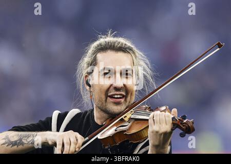 MUNCHEN - le maestro allemand du violon David Garrett lors de la finale de l'UEFA Champions League entre le Paris Saint-Germain et le FC Internazionale Milano au Munich Football Arena le 31 mai 2025 à Munich, Allemagne. ANP | Hollandse Hoogte | MAURICE VAN STEEN Banque D'Images