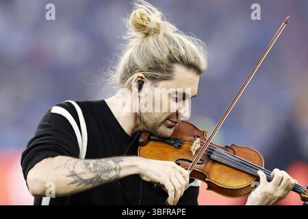 MUNCHEN - le maestro allemand du violon David Garrett lors de la finale de l'UEFA Champions League entre le Paris Saint-Germain et le FC Internazionale Milano au Munich Football Arena le 31 mai 2025 à Munich, Allemagne. ANP | Hollandse Hoogte | MAURICE VAN STEEN Banque D'Images