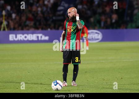 Terni, Italie. 03 juin 2025. Fabio Tito (Ternana) lors de la finale Play Off Italian serie C, match Ternana Calcio vs Pescara 02 juin 2025 au stade Liberati de Terni Italie (photo de Luca Marchetti/LiveMedia) lors de Ternana vs pescara, match de football italien Coppa Italia Serie C à Terni, Italie, 02 juin 2025 crédit : Agence photo indépendante/Alamy Live News Banque D'Images