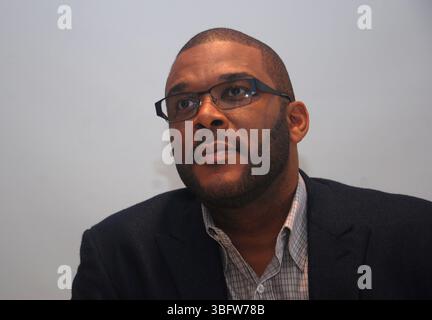 Tyler Perry à la séance de presse pour Alex Cross au four Seasons Hotel à Beverly Hills, Californie - 6 octobre 2012 Banque D'Images