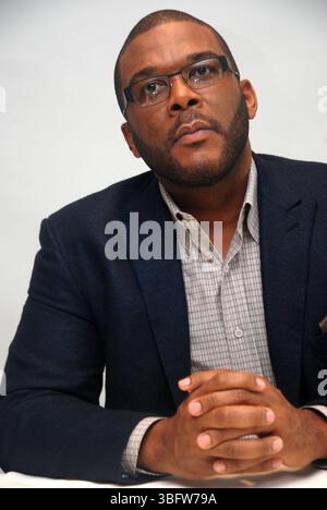 Tyler Perry à la séance de presse pour Alex Cross au four Seasons Hotel à Beverly Hills, Californie - 6 octobre 2012 Banque D'Images