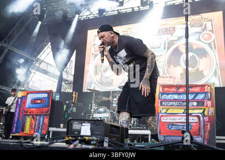 New Found Glory @ Slam Dunk Festival Italy, Milano. Foto di Davide Merli - Alamy Banque D'Images