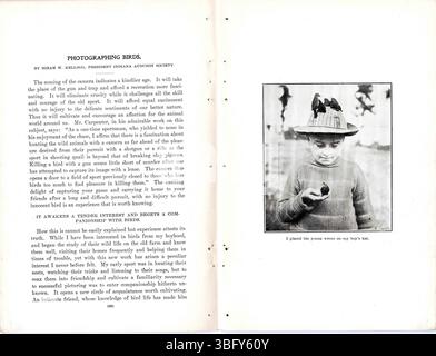 Cette page du programme de la Journée Arbor and Bird de 1904 souligne l'importance des Journées Arbor and Bird, offrant des instructions sur la plantation d'arbres et l'introduction d'espèces indigènes d'arbres et d'oiseaux dans l'Indiana. Banque D'Images