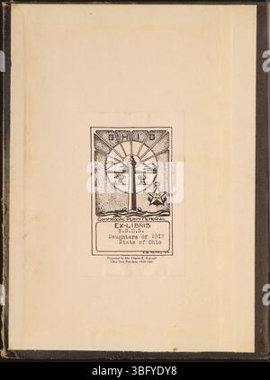 Cet ouvrage de 1939 en plusieurs volumes documente les lieux de sépulture des soldats de l'Ohio qui ont servi pendant la guerre de 1812, y compris l'emplacement des tombes et des informations sur la lignée. Banque D'Images
