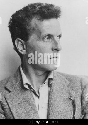 LUDWIG WITTGENSTEIN (1889-1951) philosophe autrichien en 1930 Banque D'Images