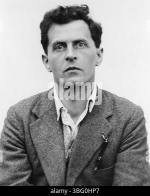 LUDWIG WITTGENSTEIN (1889-1951) philosophe autrichien en 1929 Banque D'Images