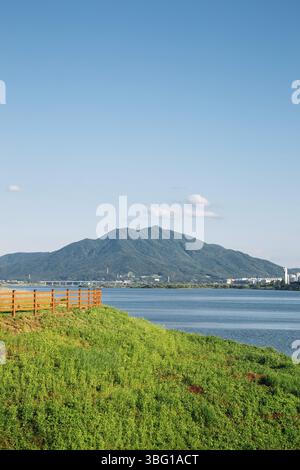 Namyangju Hangang River Park District de Sampae en corée Banque D'Images