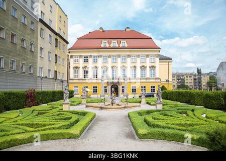 Palais royal architecture de style baroque à Wroclaw, Pologne, Europe Banque D'Images