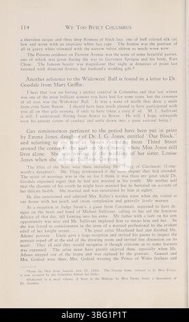 La dernière section de *We Too Built Columbus* se concentre sur l’impact durable des femmes à Columbus de 1797 à 1936. Il met en lumière leurs contributions dans les domaines de la philanthropie, des arts, de la politique et des services sociaux, soulignant leur rôle crucial dans le tissu social et le développement de la ville. Banque D'Images