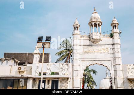 Mosquée Haji Ali Dargah à Mumbai, Inde, Asie Banque D'Images