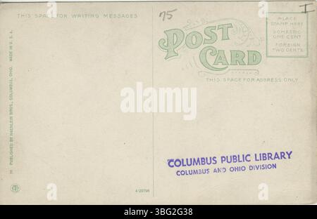 La Ohio National Bank, située à Columbus, Ohio, a été construite en 1911. Il a fermé en 1999. Le bâtiment reste debout mais inoccupé. Banque D'Images