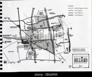 Cette section du Plan directeur global de 1993 pour les loisirs et les parcs Hilliard décrit les objectifs futurs pour l'expansion des parcs, les loisirs publics et l'aménagement de nouvelles commodités communautaires pour répondre aux besoins locaux. Banque D'Images