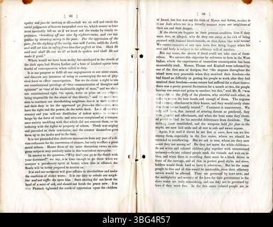 Les actes de la convention de l'Indiana de 1838 à Milton, où une société anti-esclavagiste a été fondée. Le document comprend la constitution, le discours et les détails organisationnels de la société. Banque D'Images