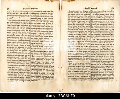 Ce numéro de décembre 1868 de la Brotherhood of locomotive Engineer's Monthly Journal est dédié aux ingénieurs ferroviaires et comprend des articles nationaux et des mises à jour des divisions locales. Banque D'Images