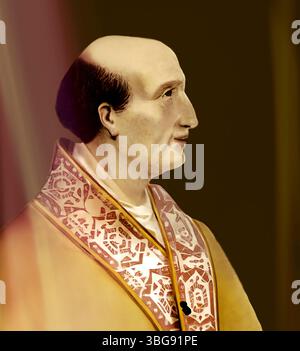 Le pape Alexandre IV ou Alessandro IV, né sous le nom de Rinaldo di Jenne, vers 1199 – 1261, souverain des États pontificaux du 12 décembre 1254 à sa mort, édité numériquement Banque D'Images